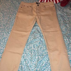 Creamy Slim straight jeans